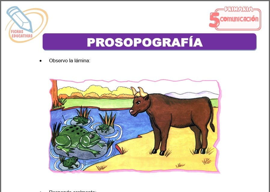 Prosopografía para quinto de primaria