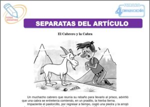 Separatas del artículo para cuarto de primaria
