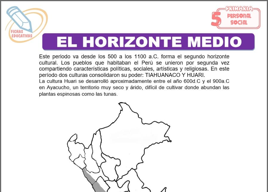 El horizonte medio para quinto de primaria