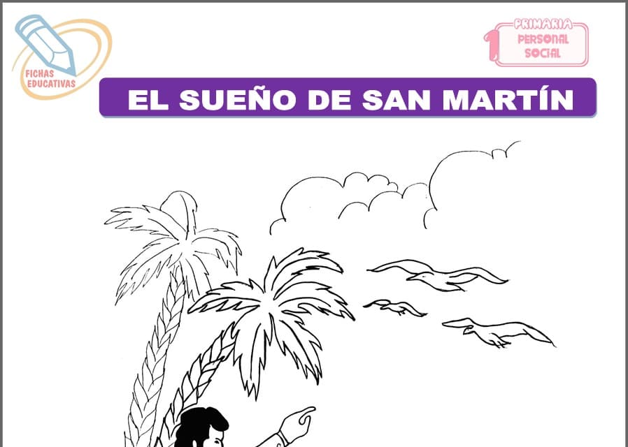 El sueño de san Martín para primero de primaria