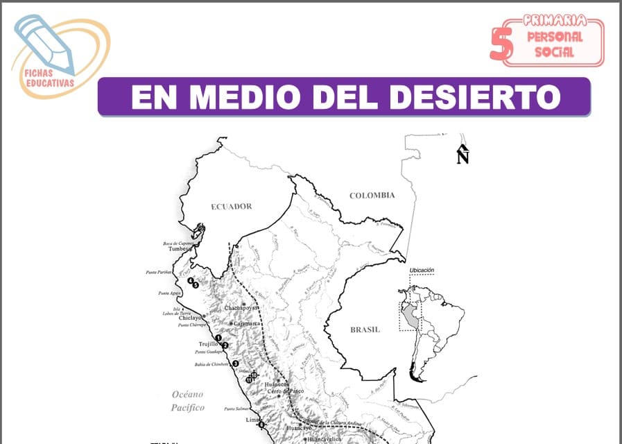 En medio del desierto para quinto de primariaEn medio del desierto para quinto de primaria