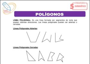 Fichas de polígonos para quinto de primaria