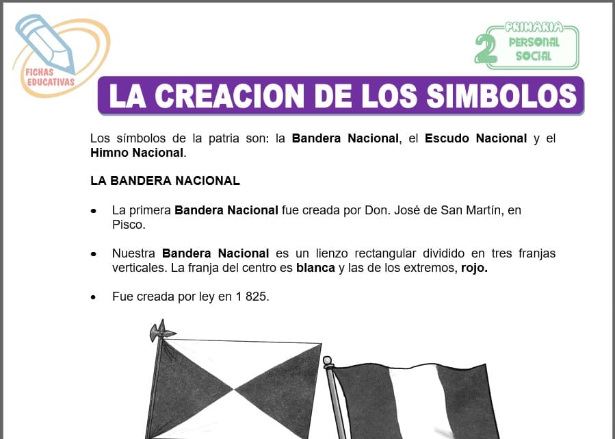 La creación de los símbolos para segundo de primaria