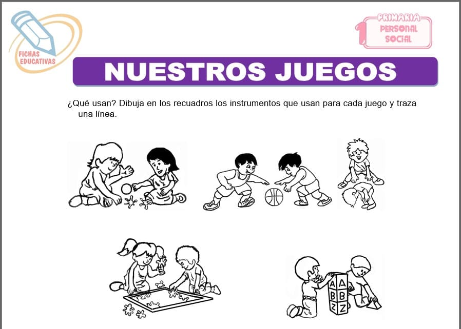 Nuestros juegos para primero de primaria