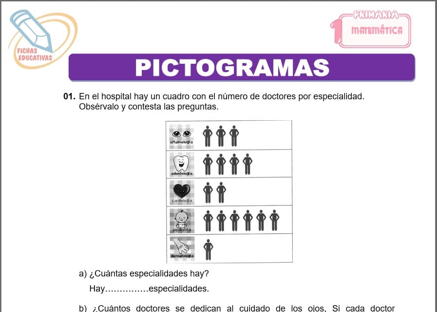 Pictogramas para primero de primaria