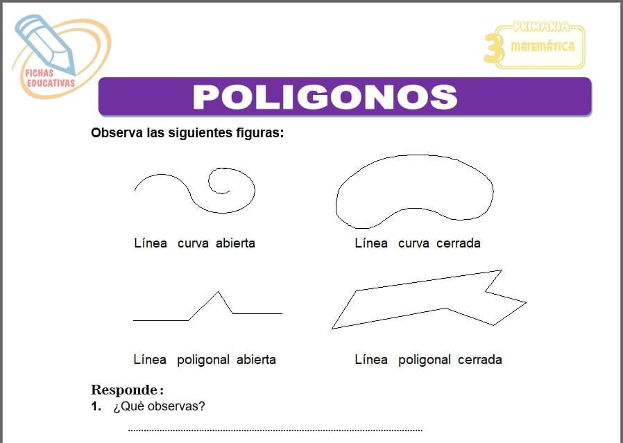 Polígonos para Tercero de Primaria Polígonos para tercero de primaria