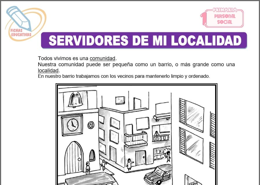 Servidores de mi localidad para primero de primaria