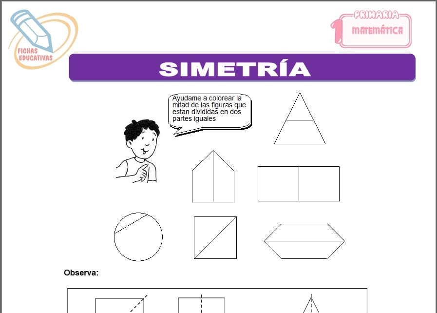 Simetría para Primero de Primaria Simetría para primero de primaria