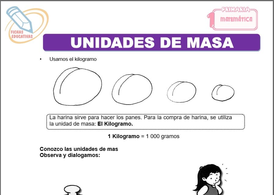 Unidades de masa para Primero de Primaria Unidades de masa para primero de primaria